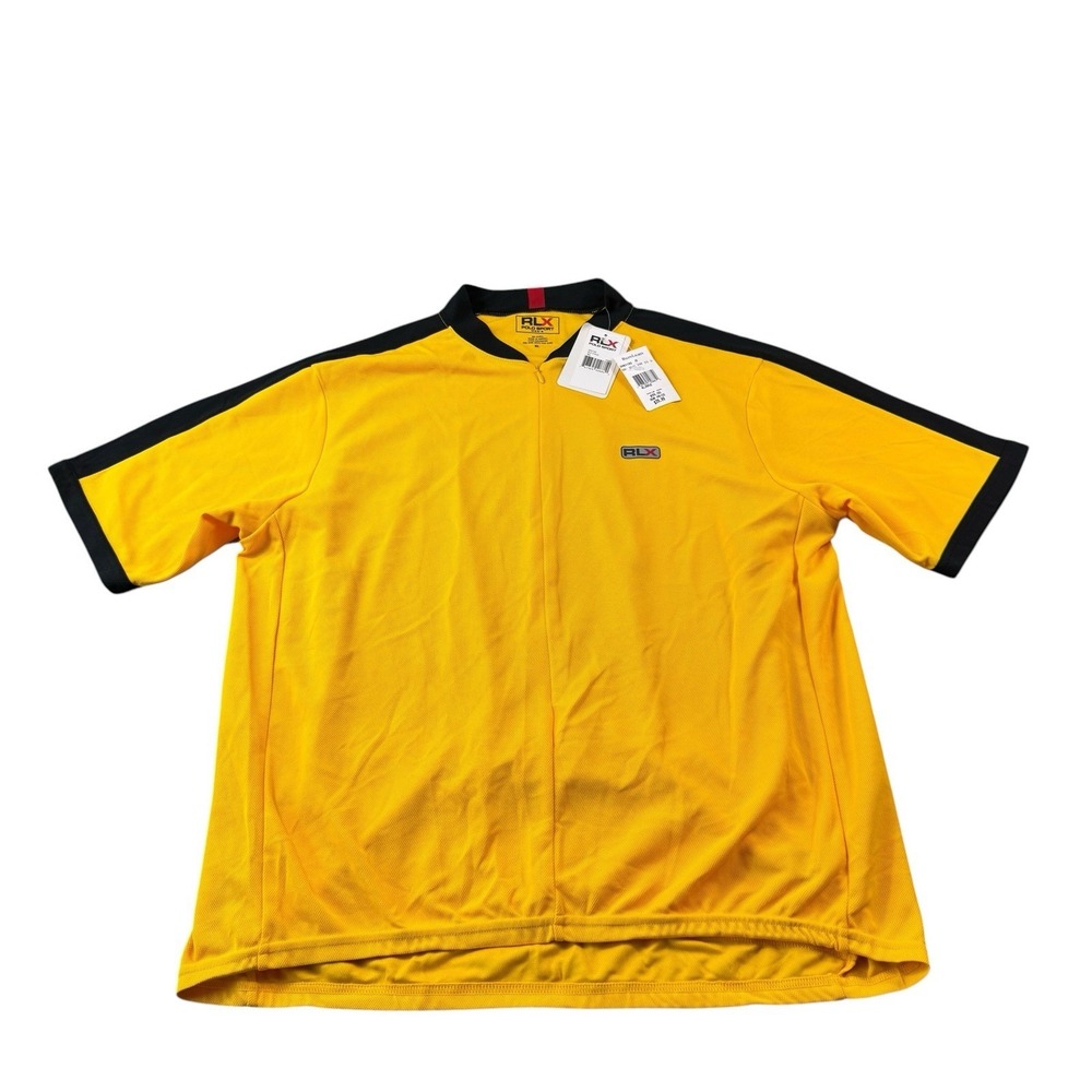 Ralph Lauren RLX Cycling Y2K Yellow Men's Jersey Size XLโ NWT